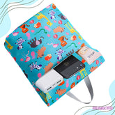 Mother Backpack for Baby Feeding and Nursing (Blue)
